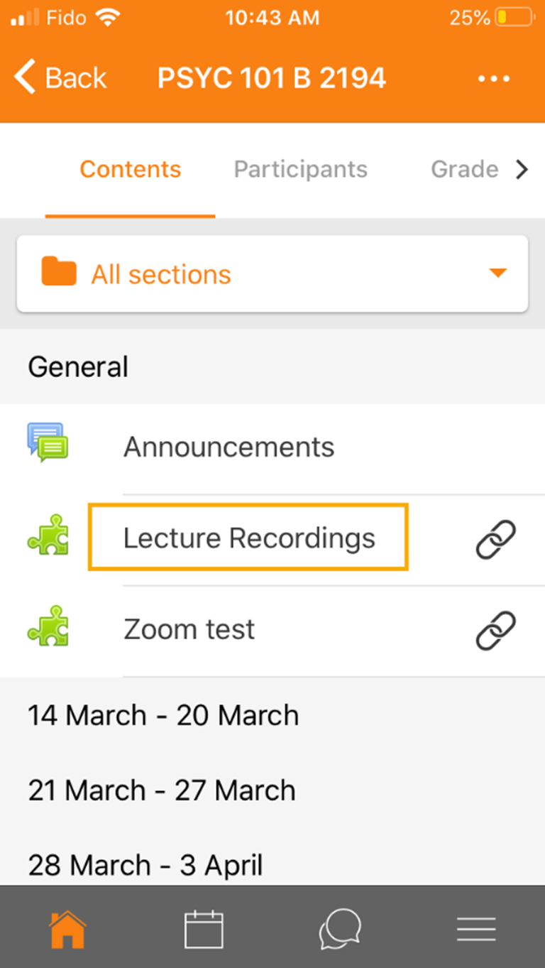yuja-mobile-5 Lecture recordings