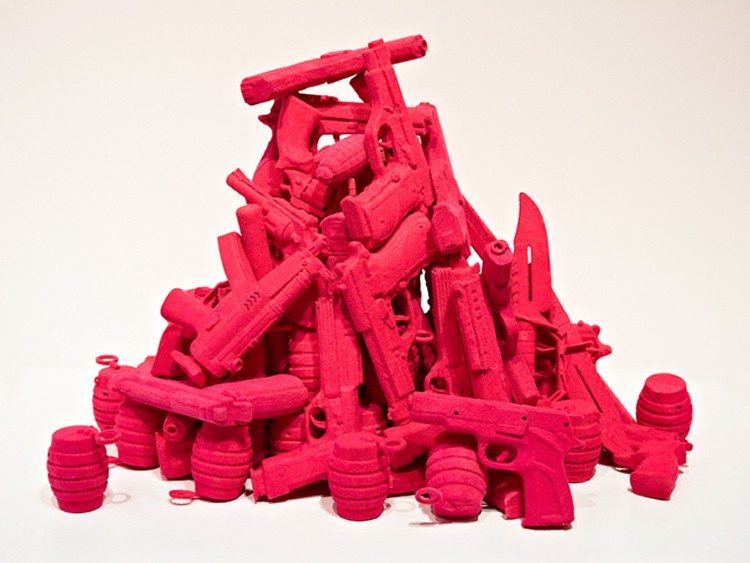 Christopher Moore, Passive Passive Pink (Artillery), 2007-2009