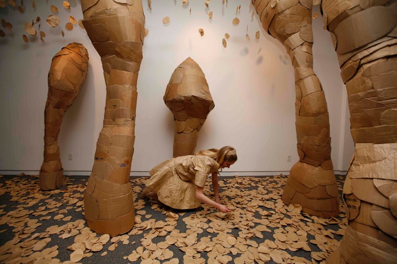 Melanine Perreault, Bamboozled Box Social, installation and performance, 2007