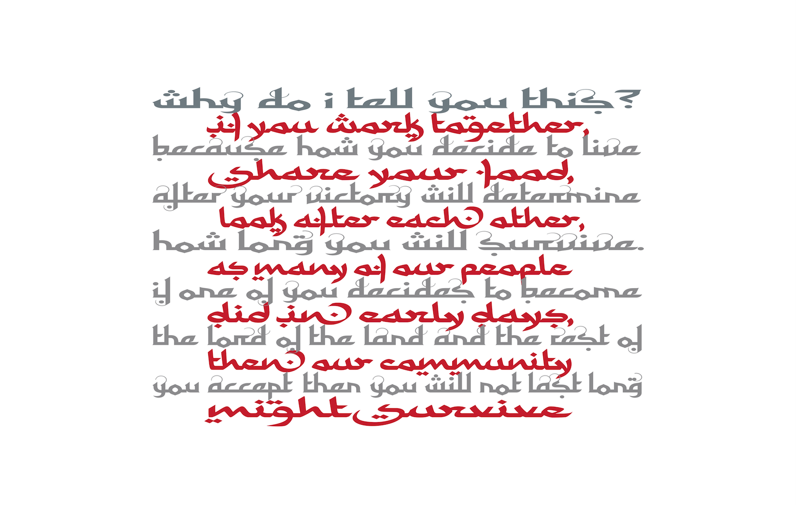 grey and red text on white background