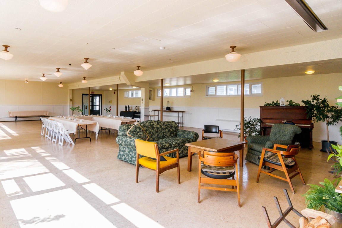 Interior common room in the Artscape building