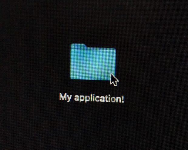 A screen grab of a folder on a computer titled 