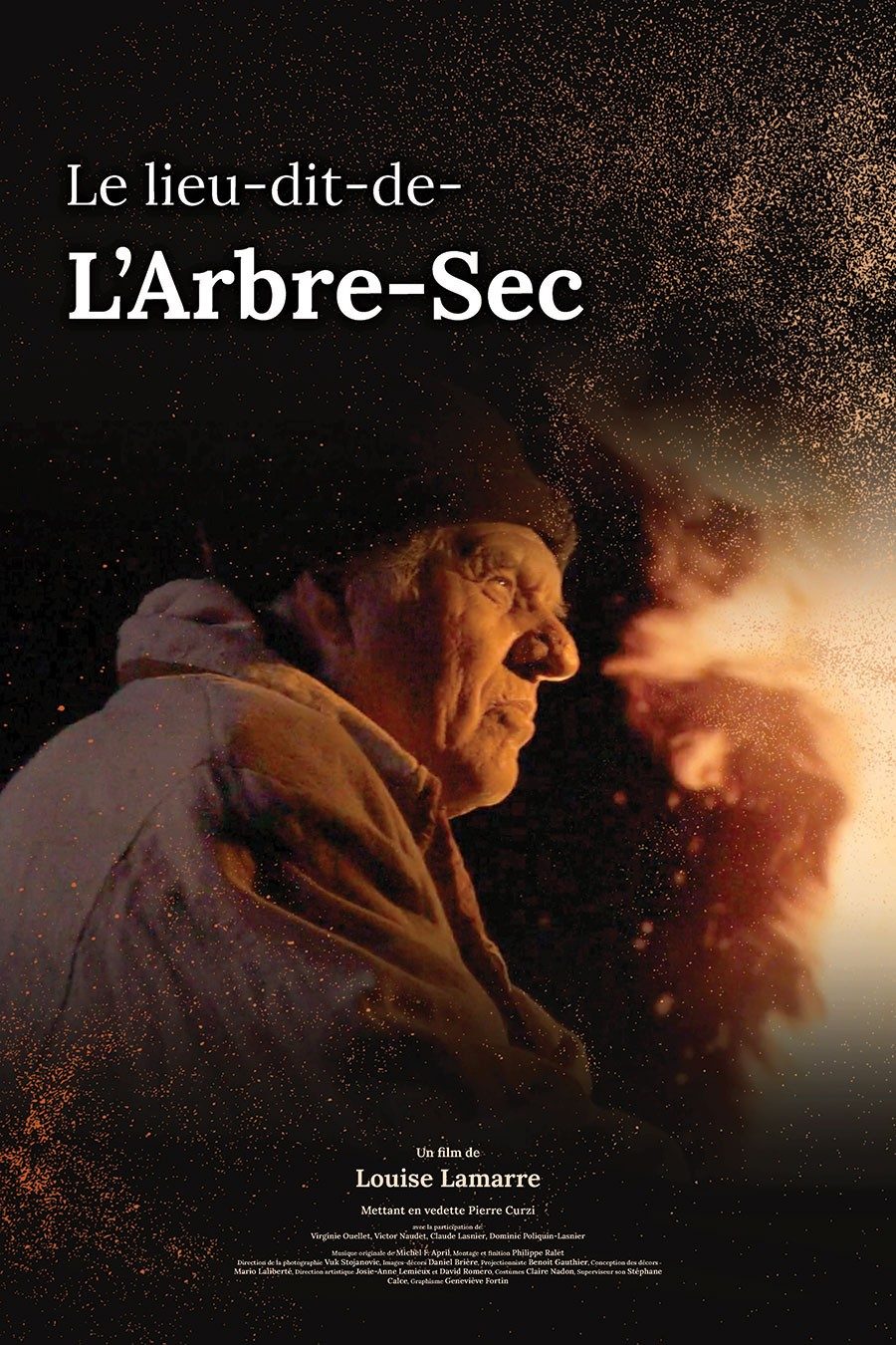Poster for Louise Lamarre's film Le Lieux-dit-de-l’Arbre-Sec