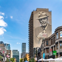 Glass orb filled with water and clay