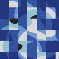 Glass orb filled with water and clay