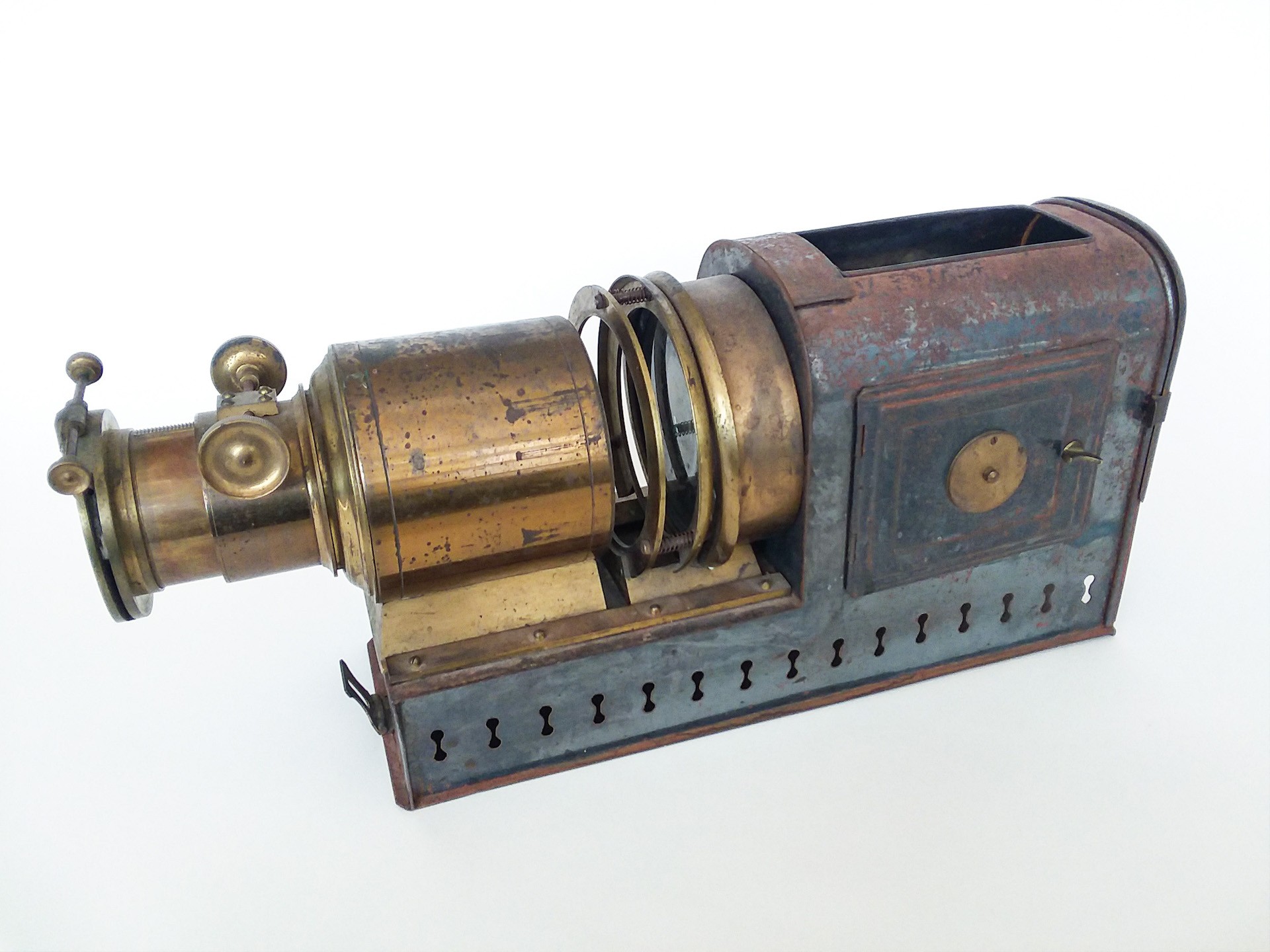 a Magic Lantern slide projector