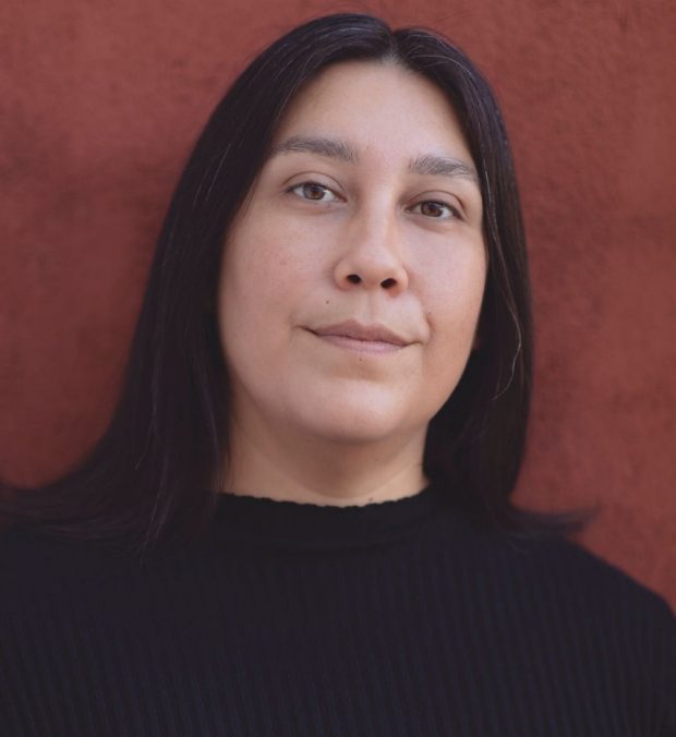 Headshot of Artist in Residence Ange Loft