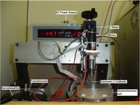 Nanoparticle fabrication setup