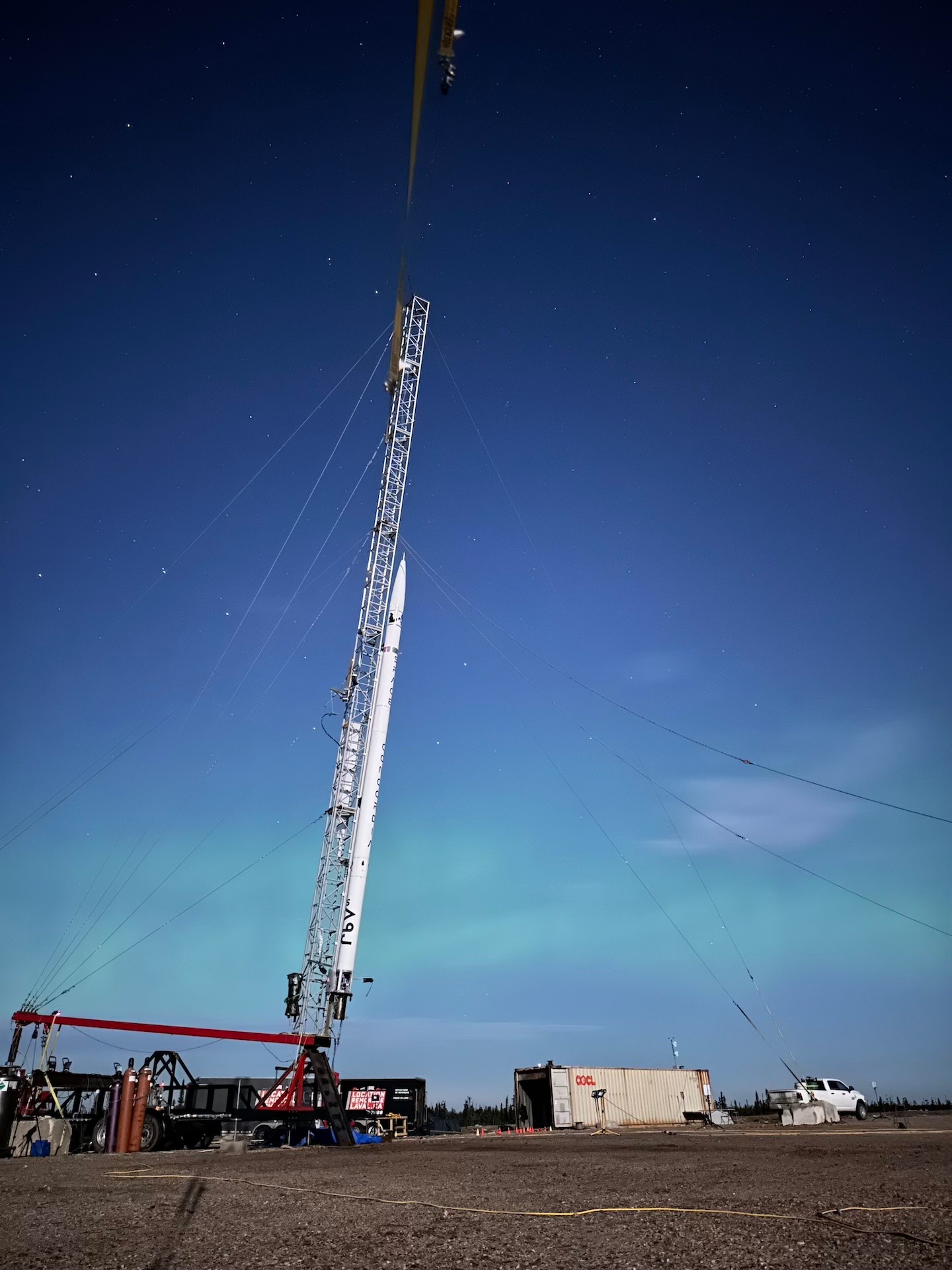 StarSailor rocket primed for launch in Northern Quebec