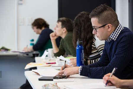 Students in a classroom