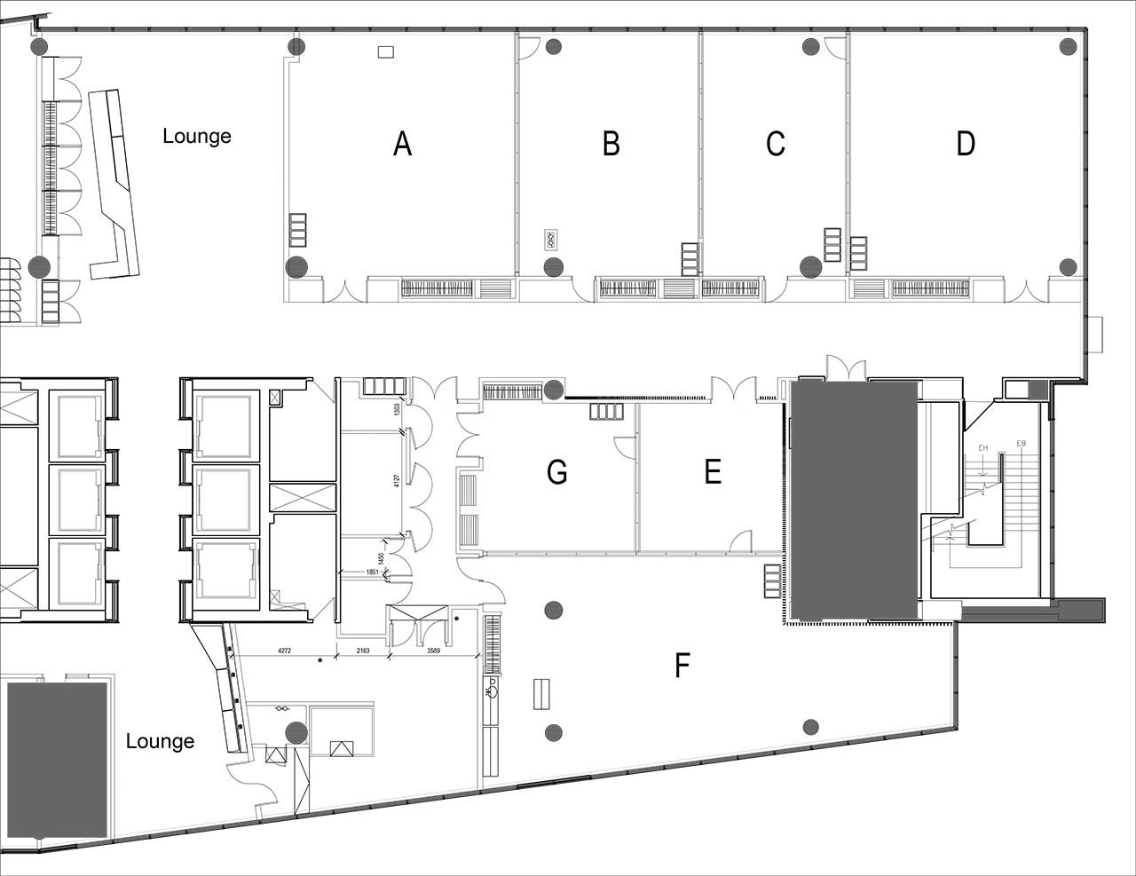 Concordia Conference Centre floor plan
