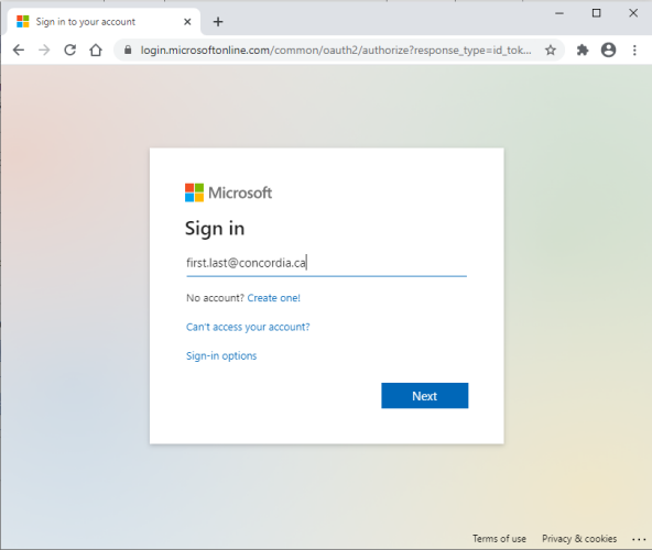 Configuring MFA using the Microsoft Authenticator app on an Android device