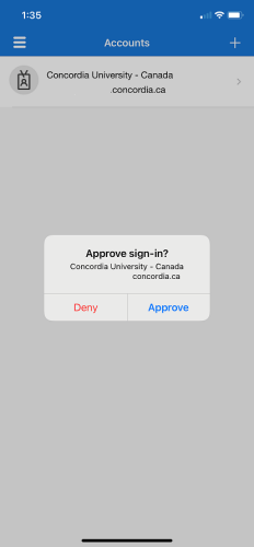 approve sign-in