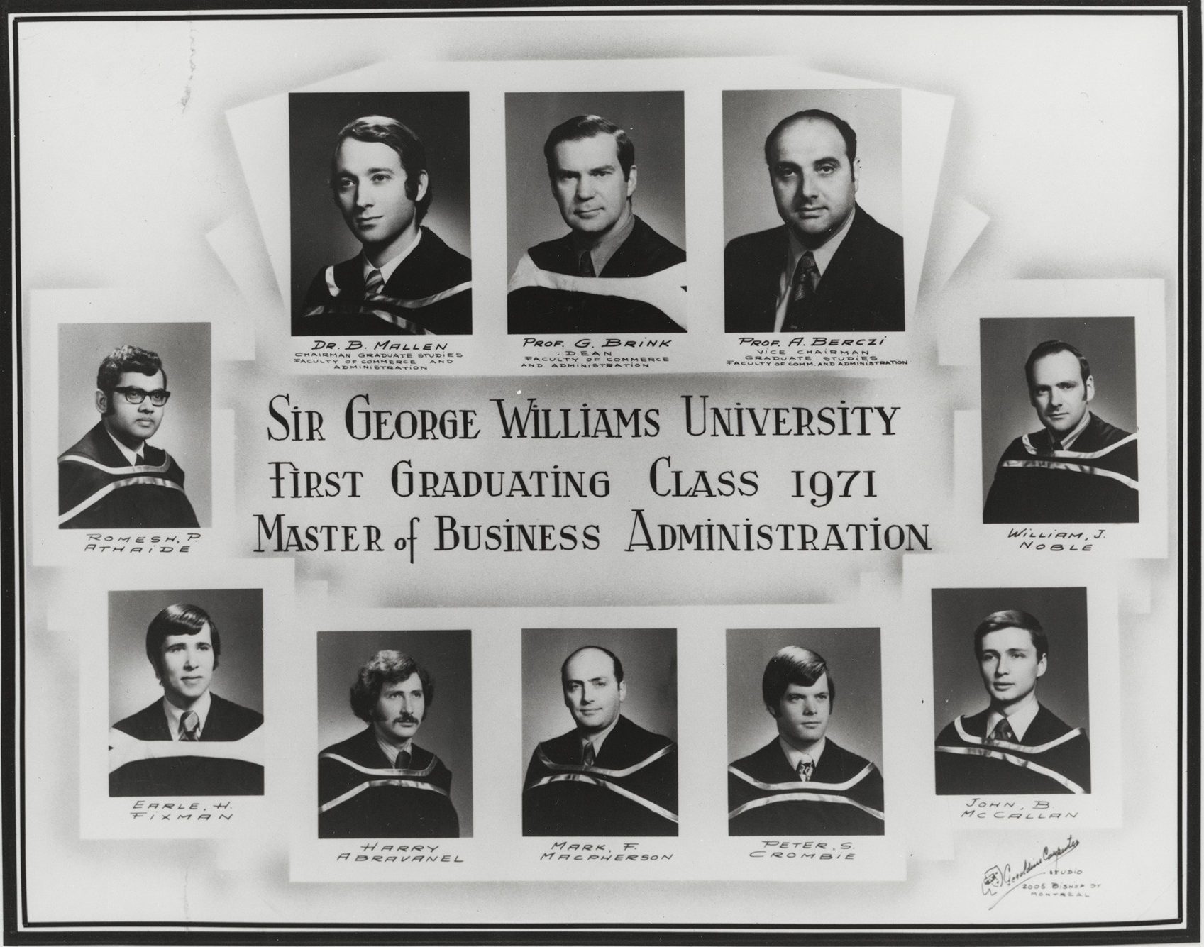 1971 MBA Graduating Class