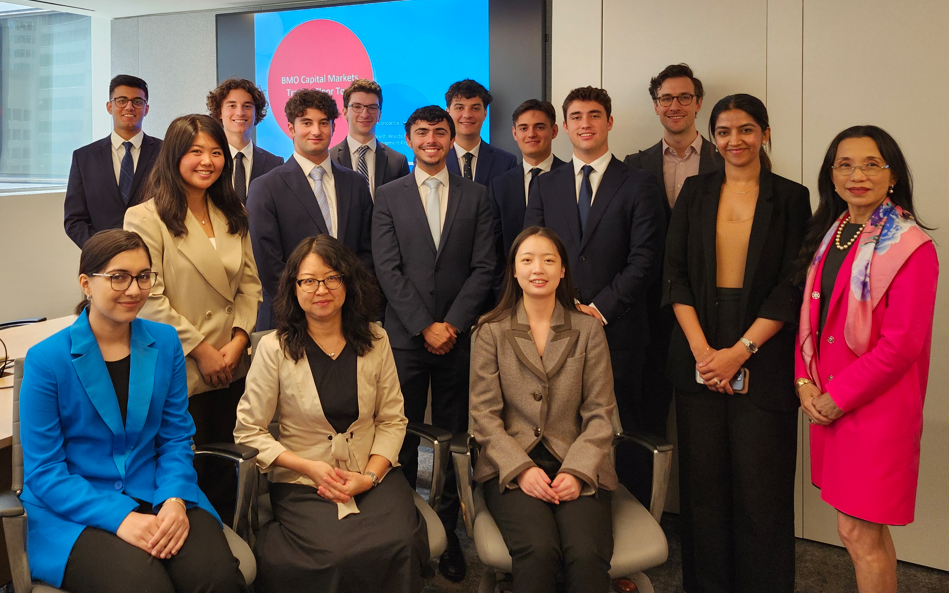 Mary Ann Lew, Managing Director of BMO Capital Markets (seated second from left) hosted KWPMP