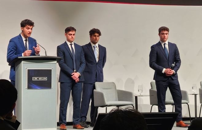 KWPMP students at the CIBC Mellon Competition