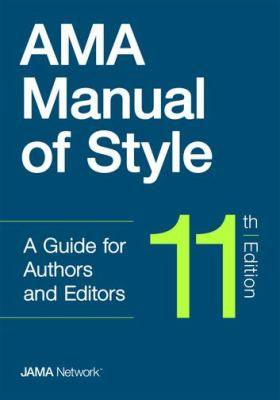 Book cover for AMA Manual of Style