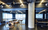 Thumbnail of the Black Box dance studio, open space with a drumkit and a grand piano