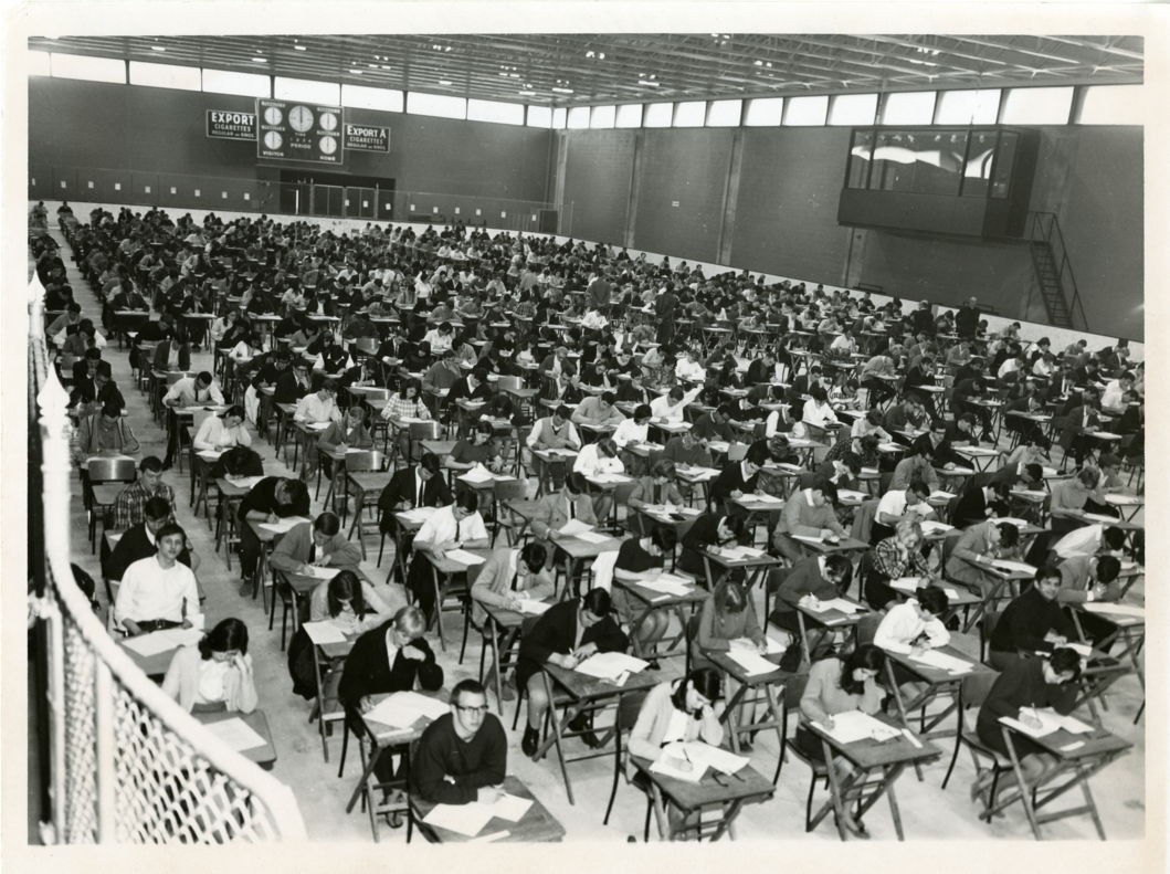 exams-at-athletics-complex-late-60s
