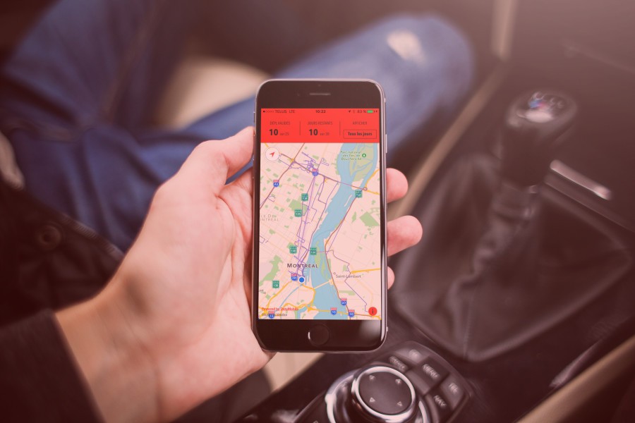 The MTL Trajet app The MTL Trajet app