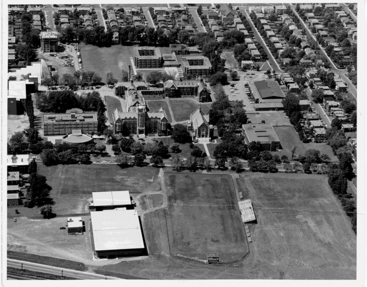 Aerial view of the Loyola Campus