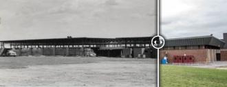 Thumbnail of the before and after of the Athletics Complex