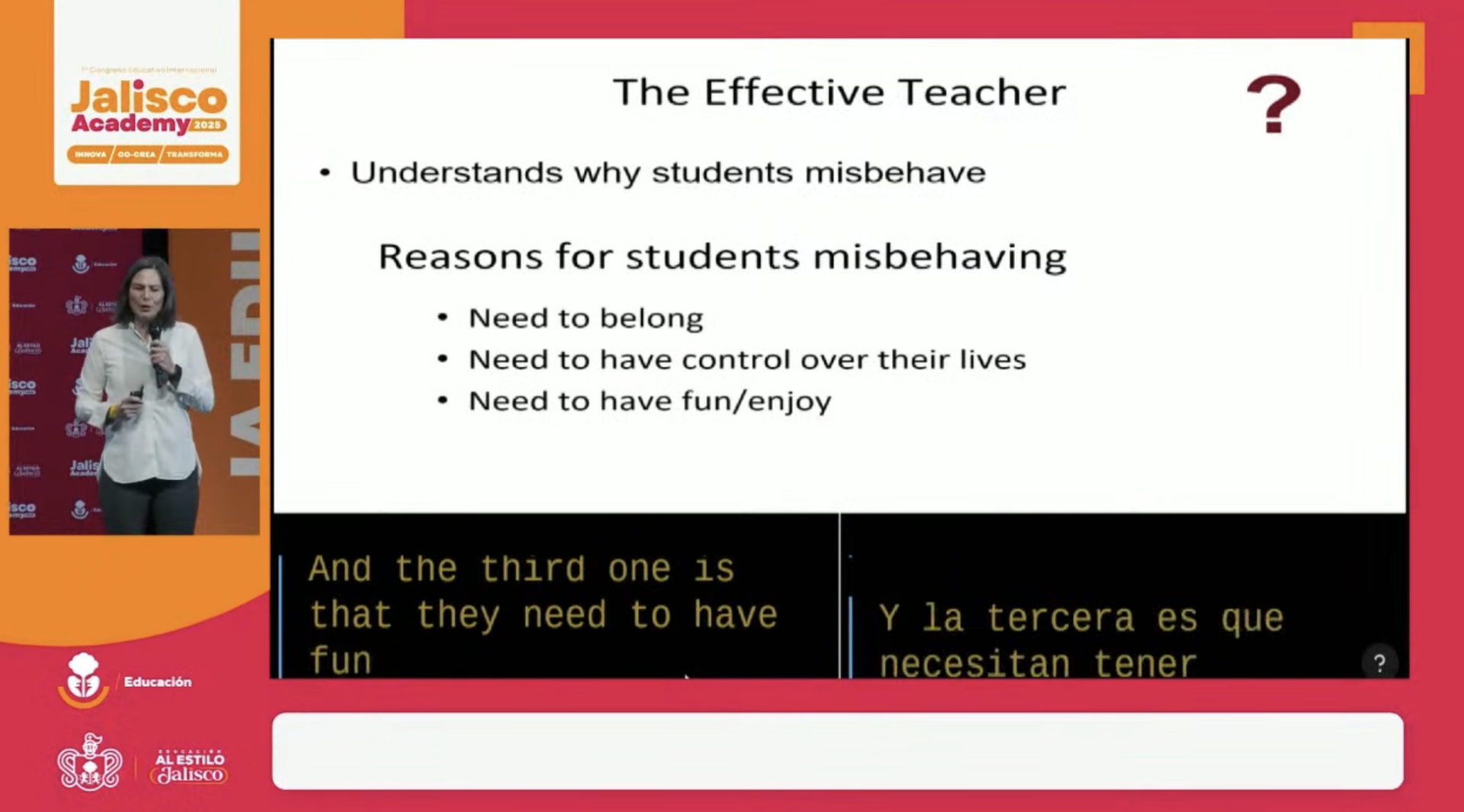 Jalisco Academy 2025 conference