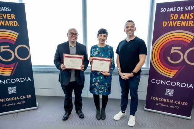Group photo with award recipients