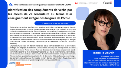 Graphique pour la présentation d’Isabelle Gauvin