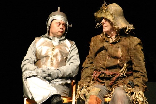 The Tin Man and Scarecrow in a reprise performance of "The Winds of Oz" (1997/98) during the 10th Anniversary Celebration