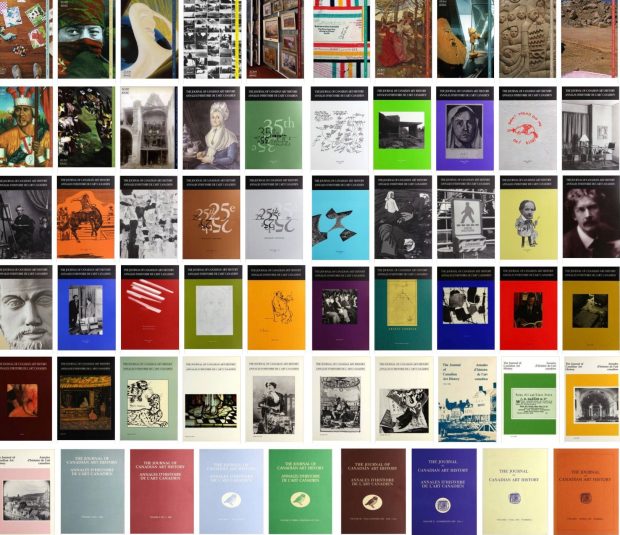 Collage of journal covers produced over the last decade