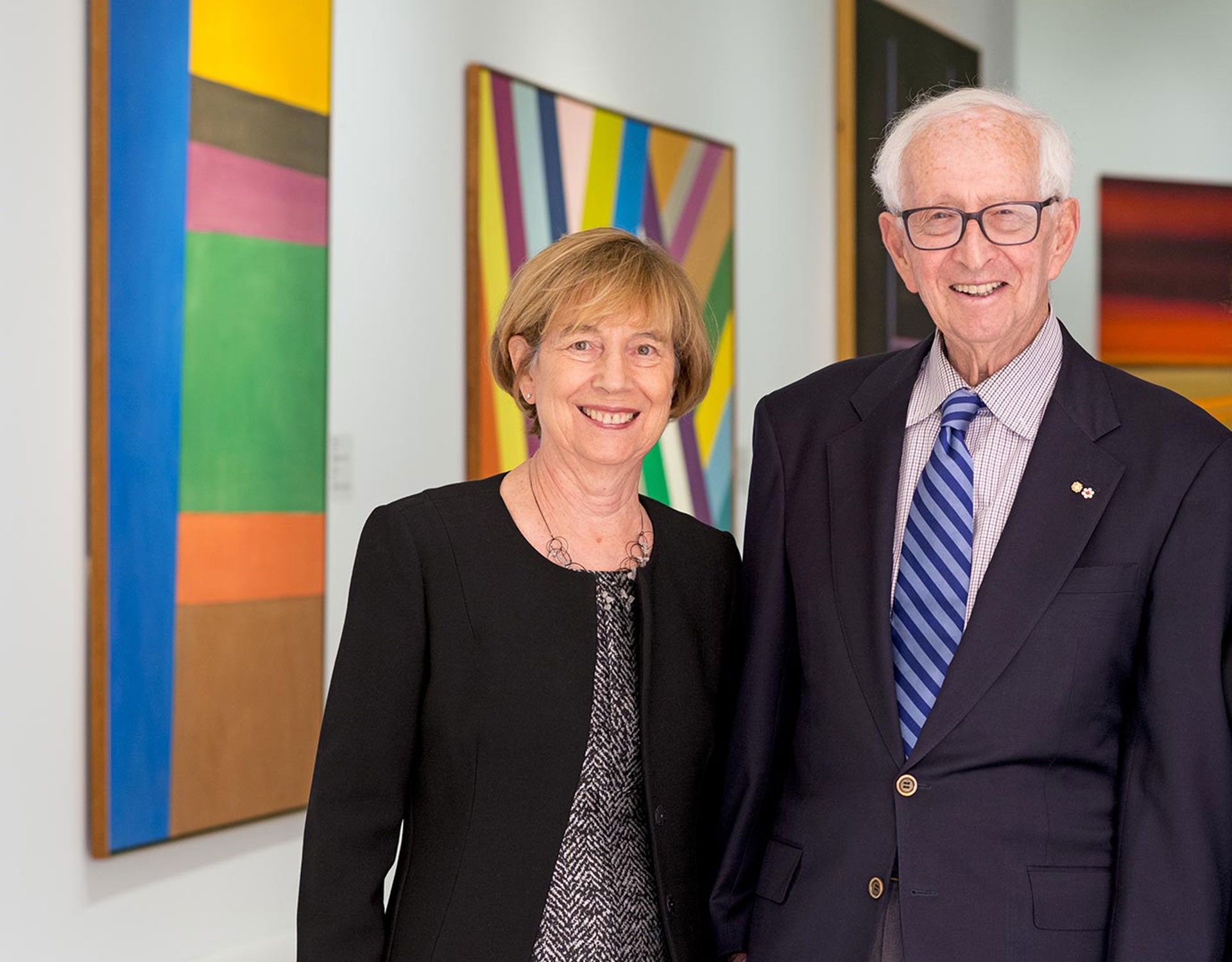 Founder of the Jarislowsky Institute, Stephen A. Jarislowsky and his wife Gail Jarislowsky