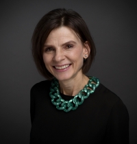 Headshot of Cynthia Cooper who is Head, Collections and Research, and Curator, Dress, Fashion and Textiles at the McCord Museum