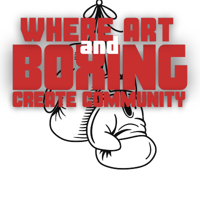 Logo for Where Art and Boxing Create Community
