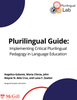 Cover of the Plurilingual Guide