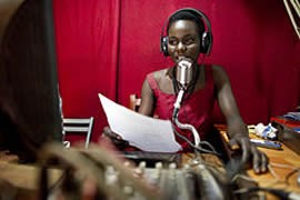 Spirit FM 99.9 Yei, South Sudan, disseminates information about the importance of everyone using their voting rights