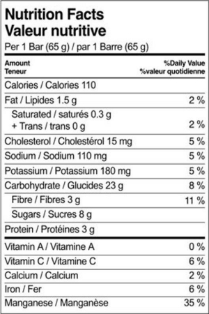 blueberry-banana-oatmeal-bars-nutrition