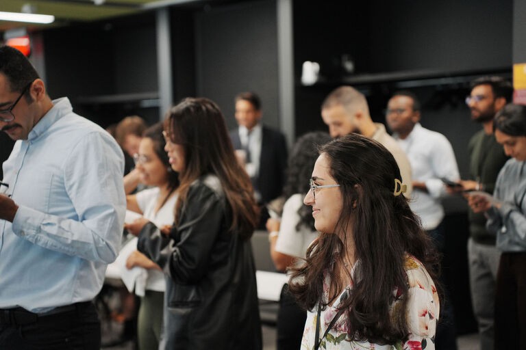 Volt-Age Research trainees gathered at the Fall 2025 Volt-Age orientation event.