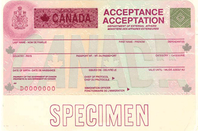 Diplomatic visa Sample of diplomatic acceptance counterfoil