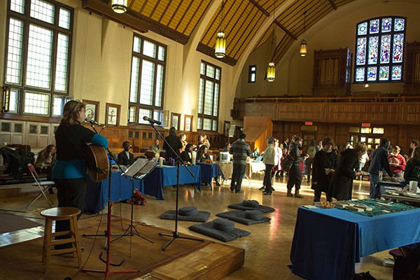 A community event at the Loyola Chapel