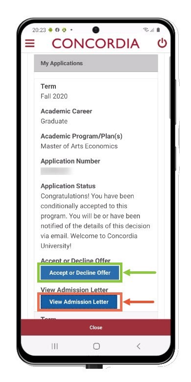Application Status Application Status