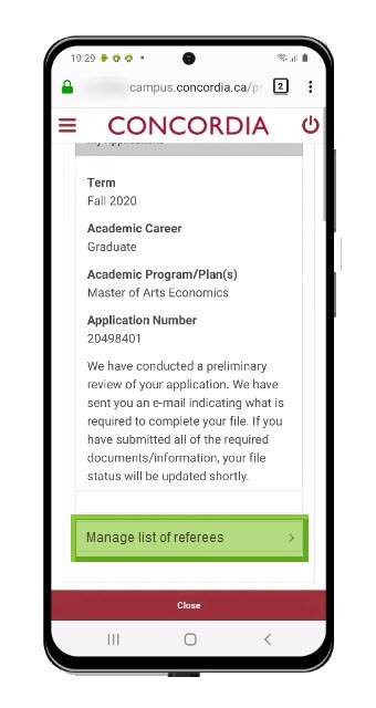 Select Manage list of referees Select Manage list of referees