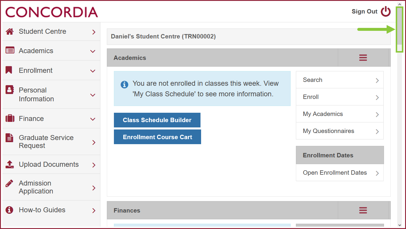 Select Personal Information Select Personal Information