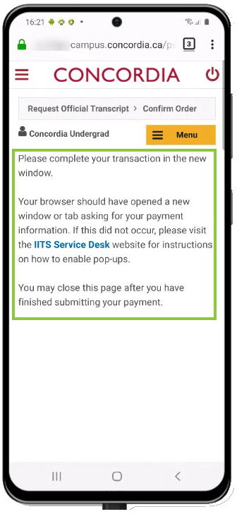 Payment processing Payment processing
