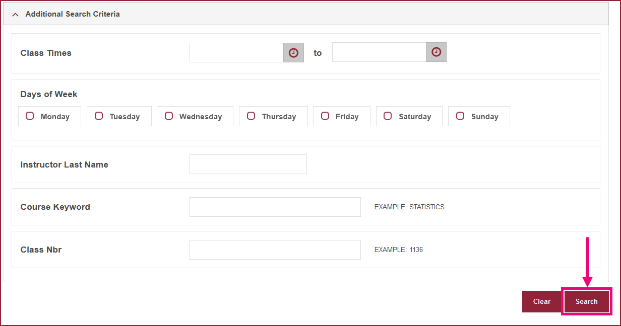 A desktop device screen grab showing how to swap a course.