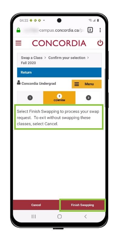 Finish Swapping Finish Swapping