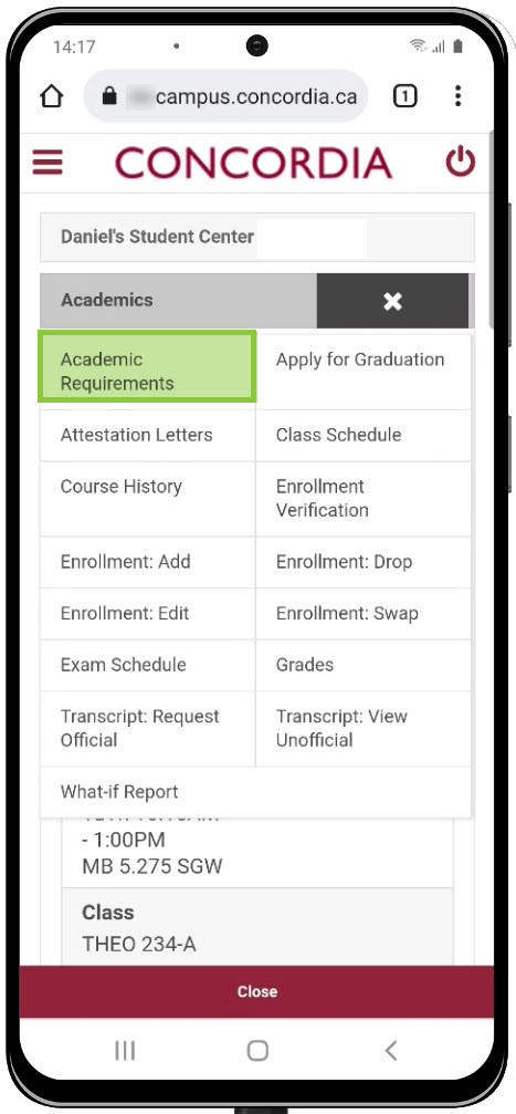 Academic Requirements Academic Requirements