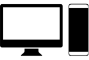 Monitor and desktop icon