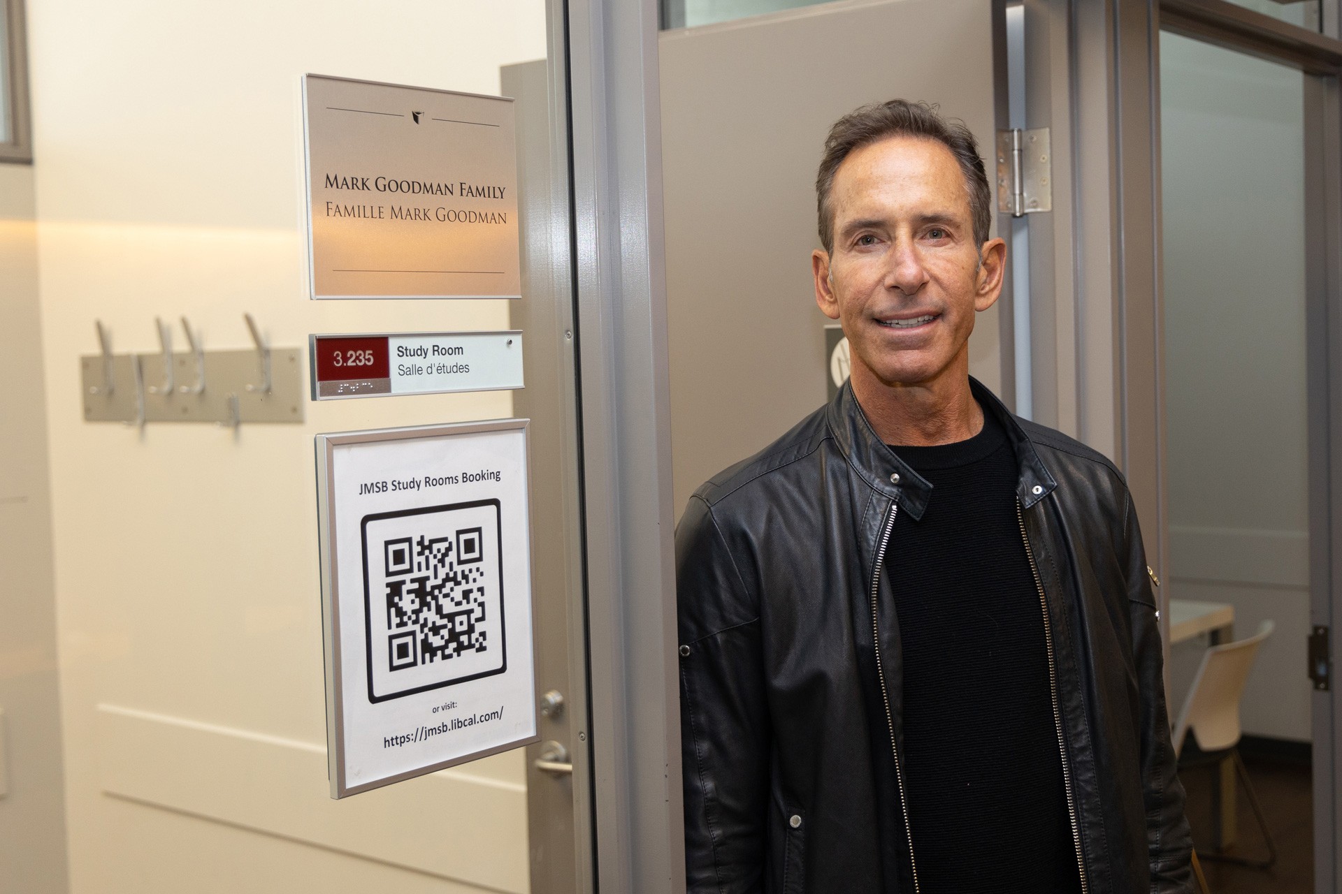 Mark Goodman, B. Comm. 1981, chef de la direction de l’entreprise de Vexxit et donateur de l’École de gestion John-Molson.