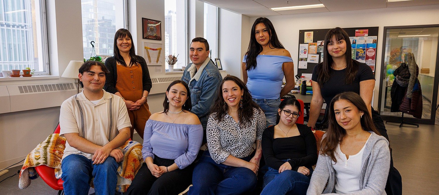 Étudiants au centre étudiant Otsenhákta de Concordia